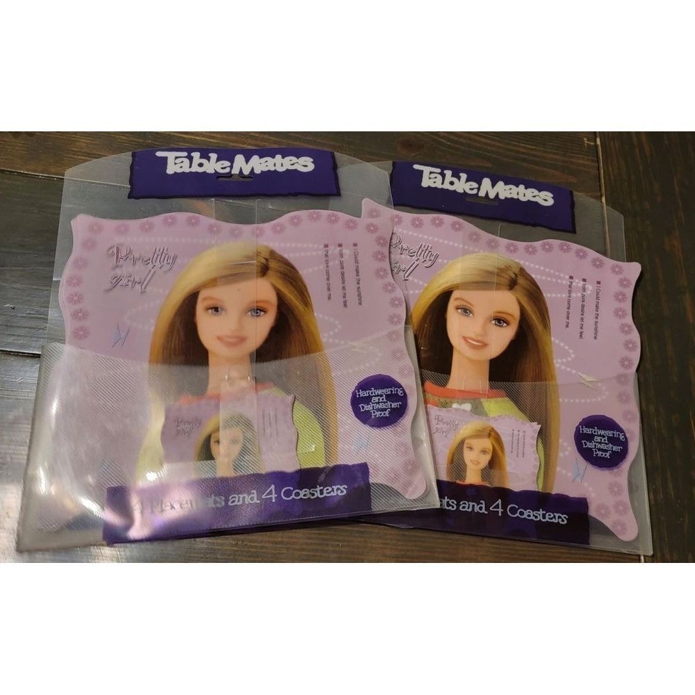 Barbie‎ Party placemats and coasters